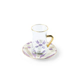 Amal - Tea Set (12-Pc) - Purple & Gold