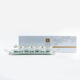 Limited Edition - Snack Serving set (4 Bowls)- Blue & Silver