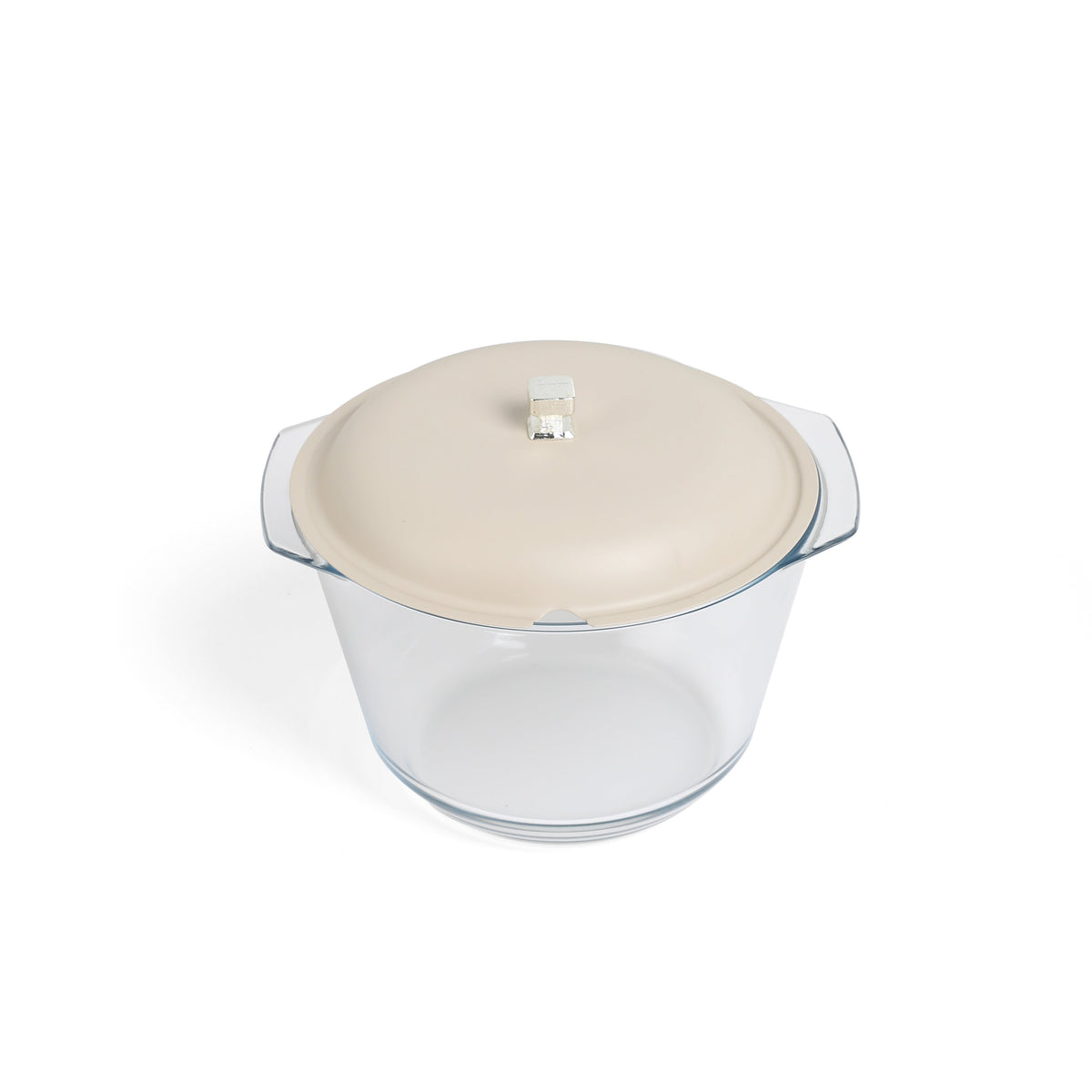 Jiwar - Deluxe Gold Engraved Soup Buffet - Beige & Silver