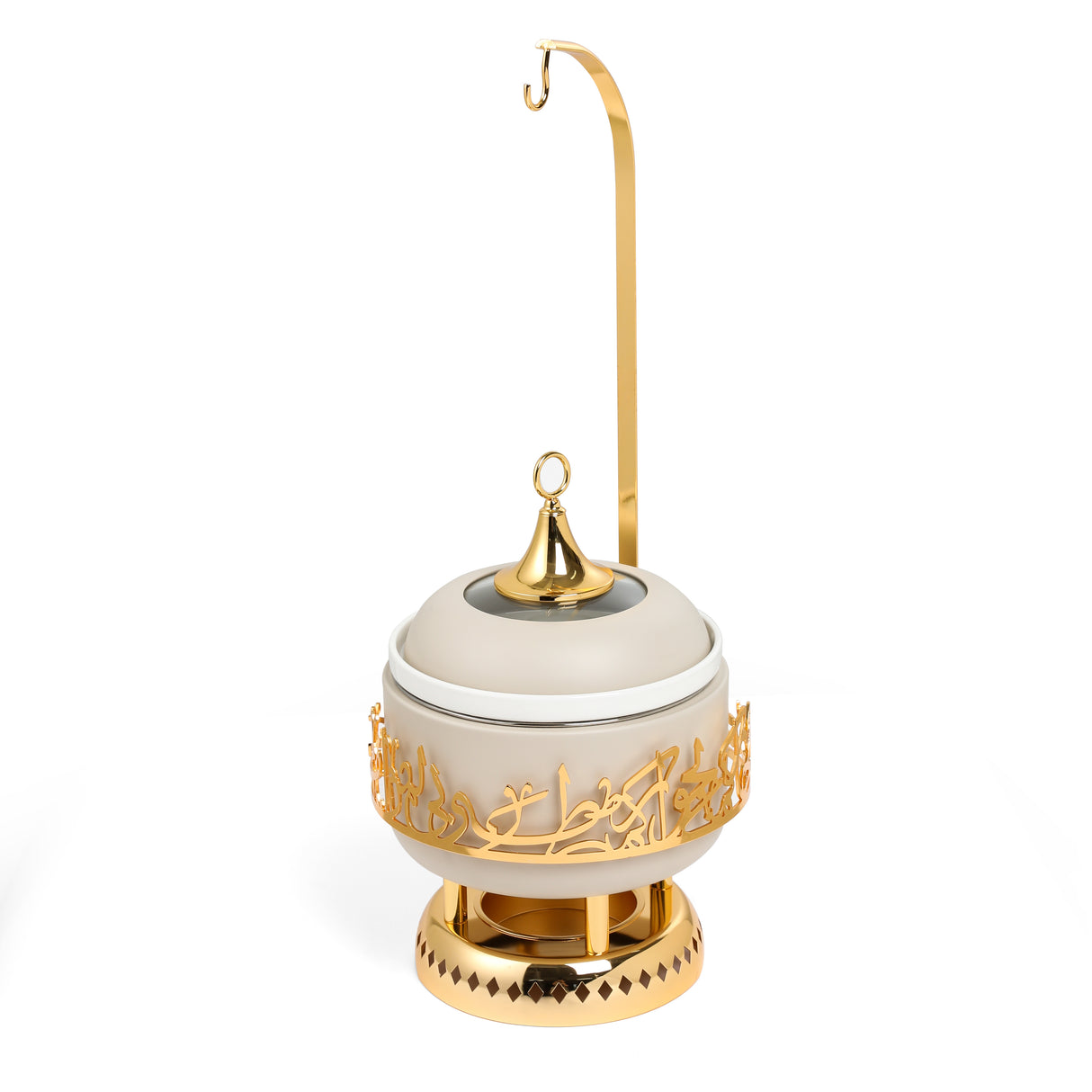 Jiwar - 2.5 Liters Chafer - Beige & Gold