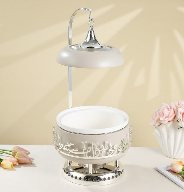 Jiwar - 4 Liters Chafer - Beige & Silver