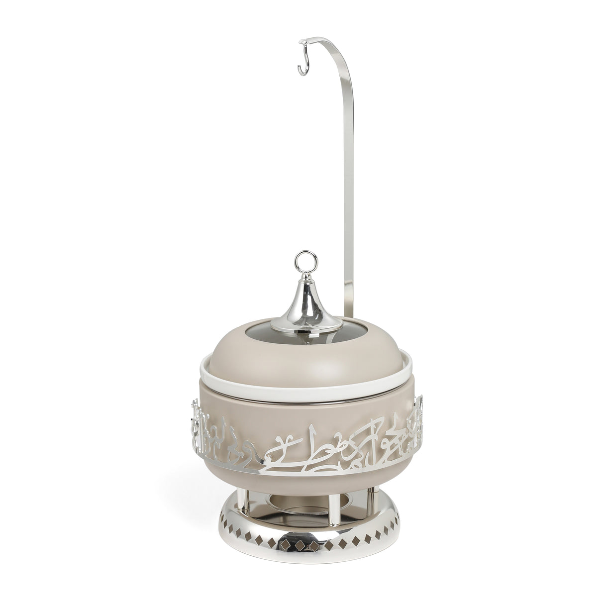 Jiwar - 4 Liters Chafer - Beige & Silver