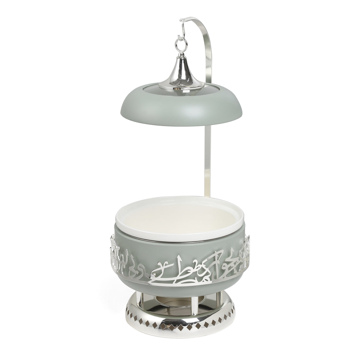 Jiwar - 4 Liters Chafer - Mint Green & Silver