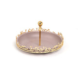 Jiwar - Large Serving Stand - Lavender & Gold