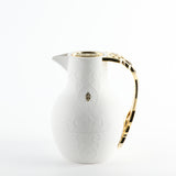 Naqsh - Vacuum Flask / Thermos - White & Gold