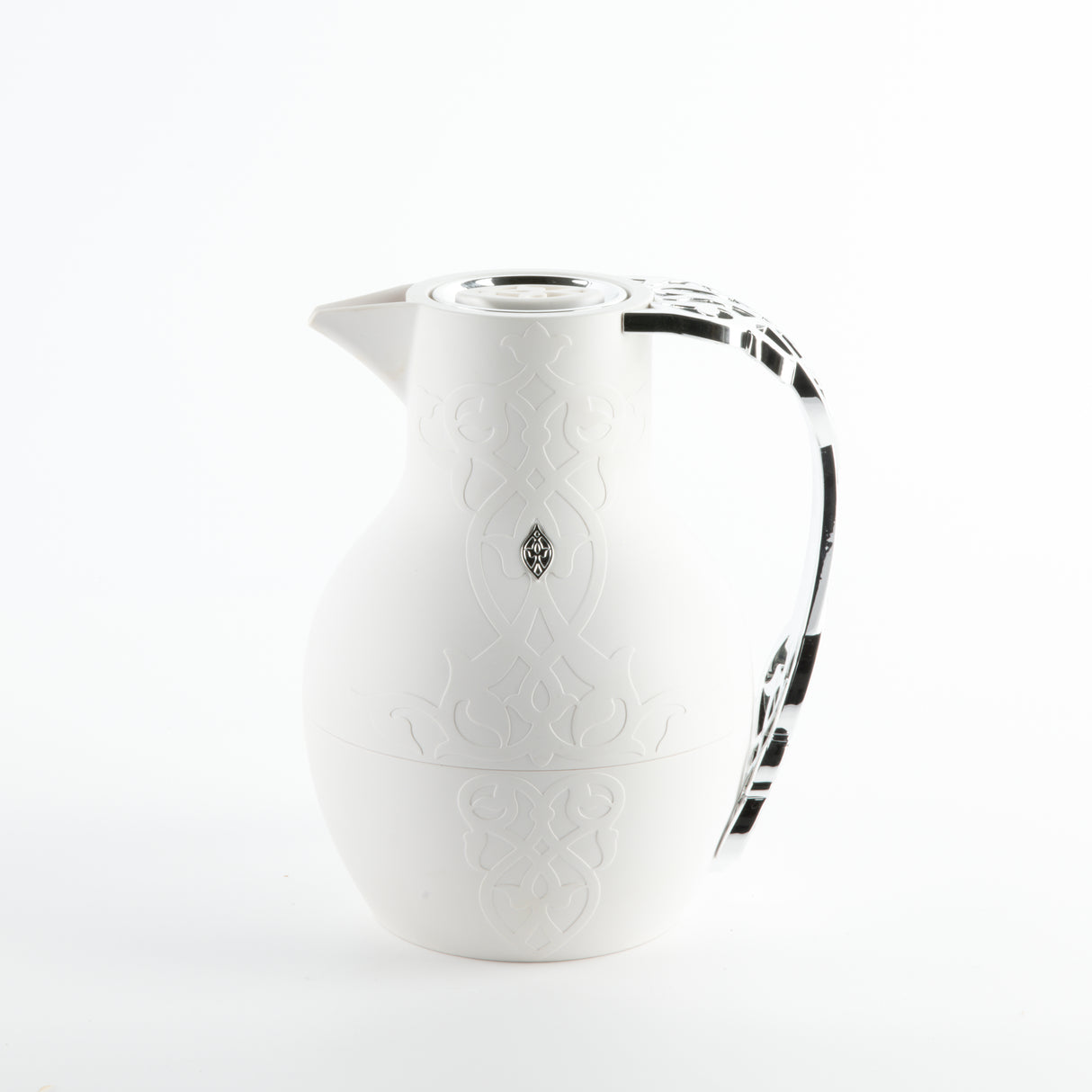 Naqsh - Vacuum Flask / Thermos - White & Silver