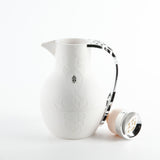 Naqsh - Vacuum Flask / Thermos - White & Silver