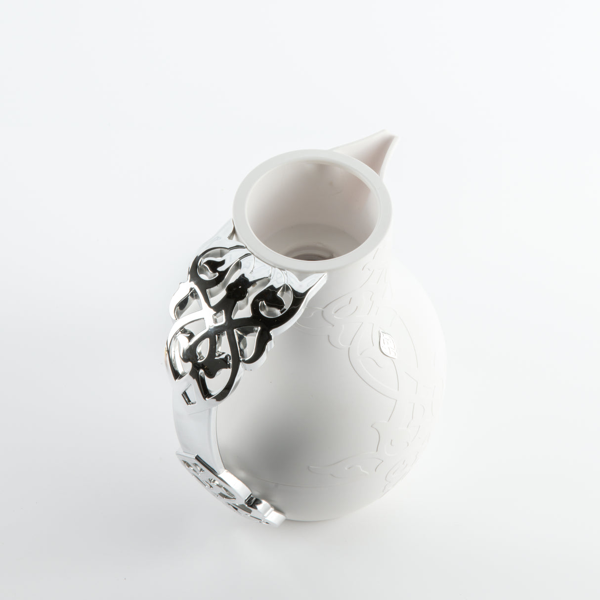 Naqsh - Vacuum Flask / Thermos - White & Silver