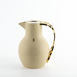 Naqsh - Vacuum Flask / Thermos - Ivory & Gold