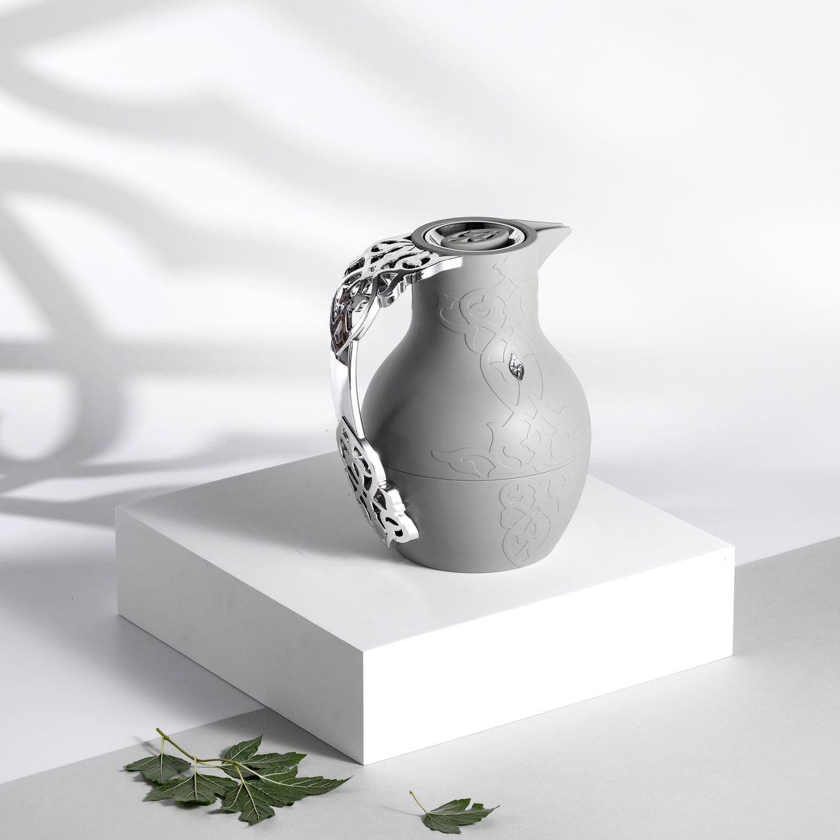 Naqsh - Vacuum Flask / Thermos - Grey & Silver