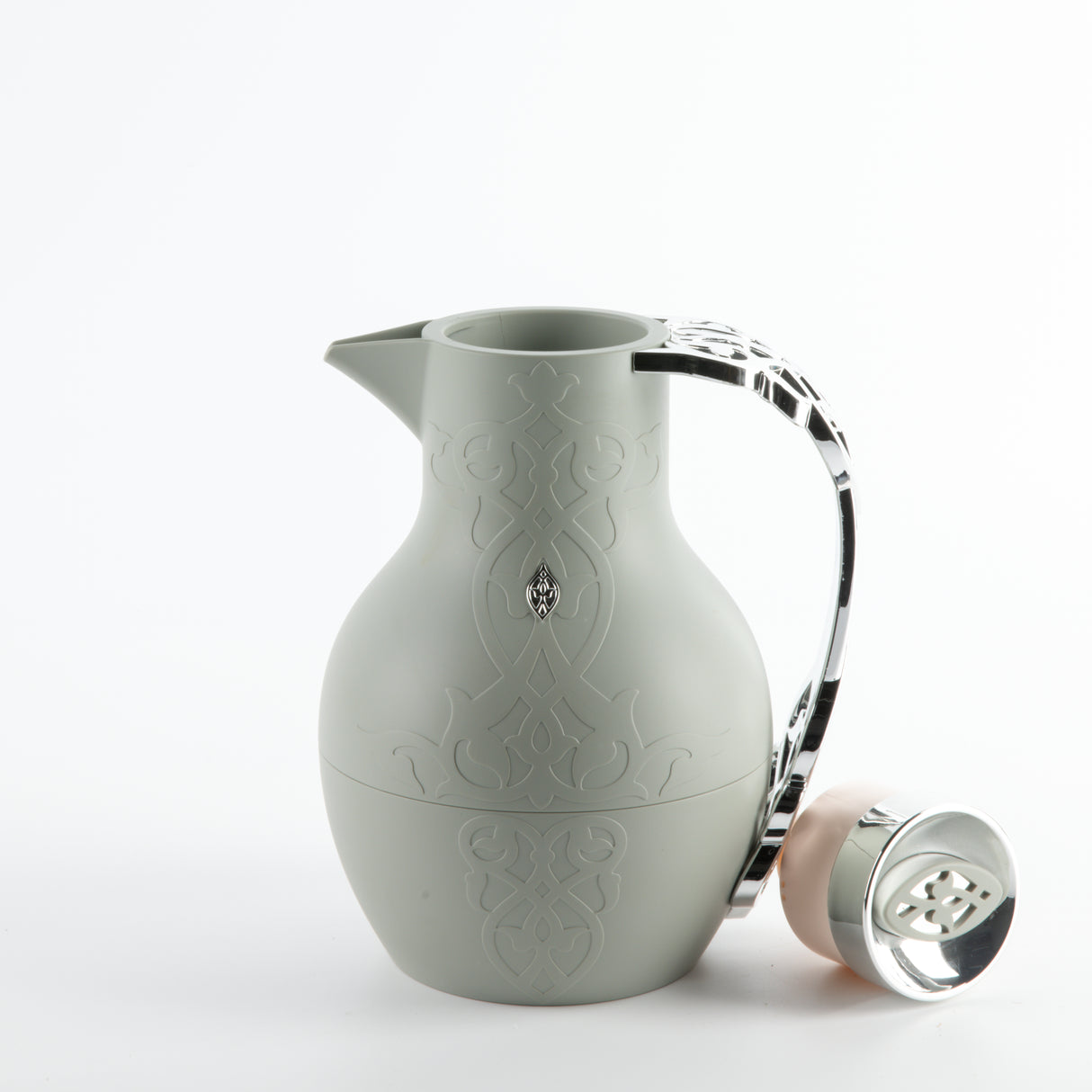 Naqsh - Vacuum Flask / Thermos - Grey & Silver