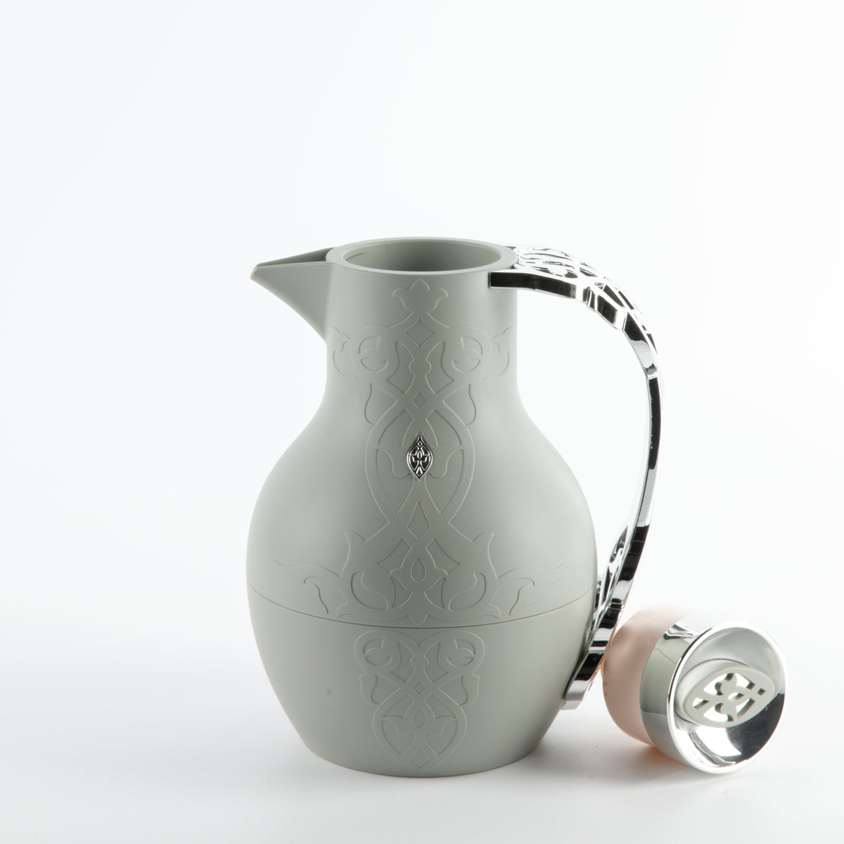 Naqsh - Vacuum Flask / Thermos - Grey & Silver
