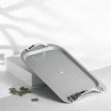 Naqsh - Serving Tray - Grey & Silver