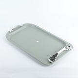 Naqsh - Serving Tray - Grey & Silver