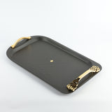 Naqsh - Serving Tray - Black & Gold