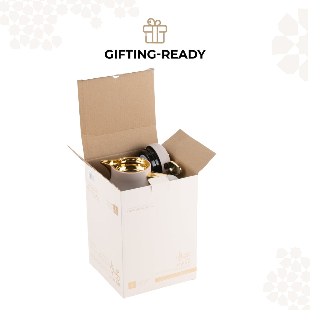 Jiwar - Vacuum Flask / Thermos - Lavender & Gold