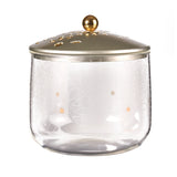 Ikram - Candy Jar 6 Inch Meduim size - Silver  & Gold