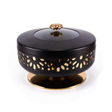 Ikram - Medium Buffet Server - Black & Gold