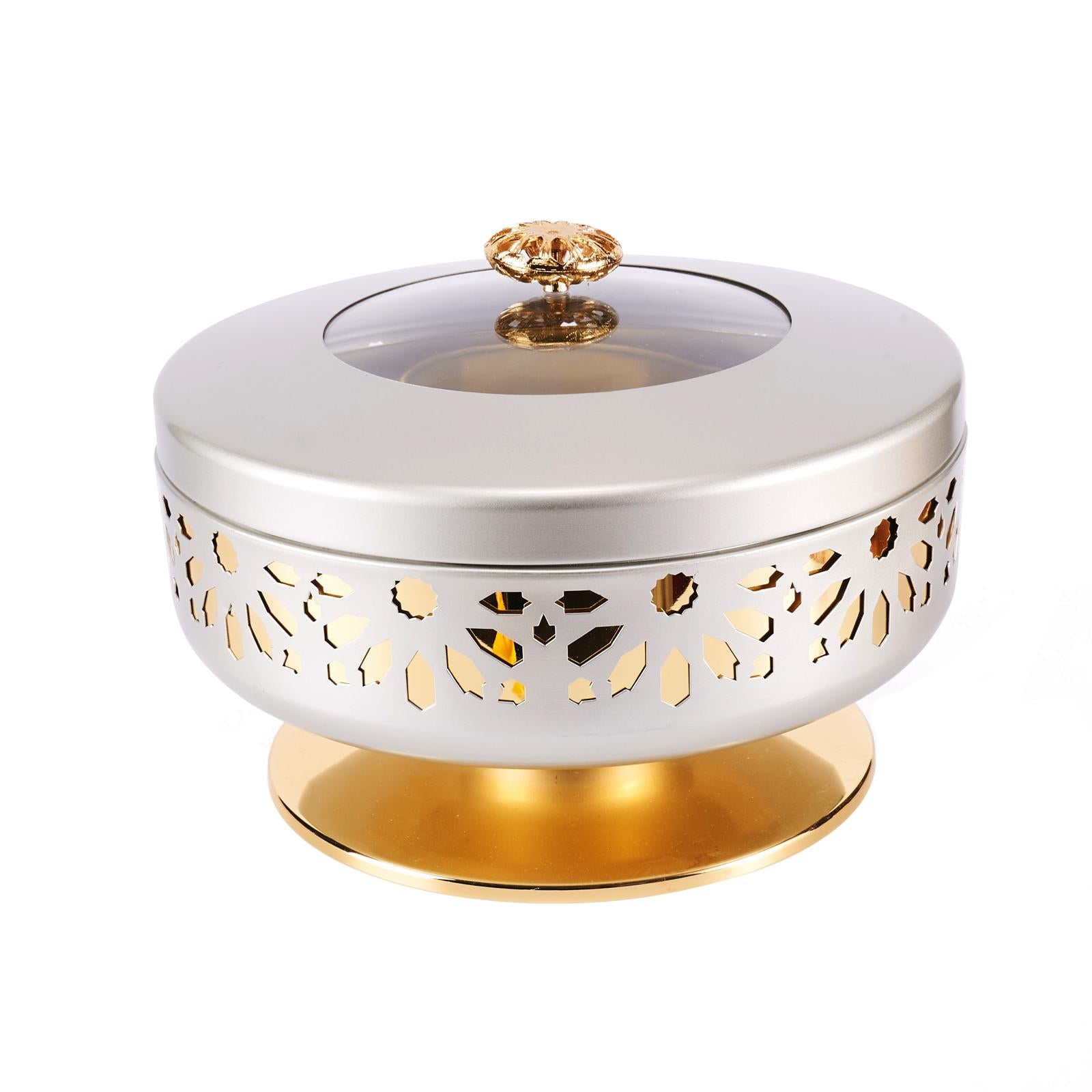 Ikram - Medium Buffet Server - Silver & Gold