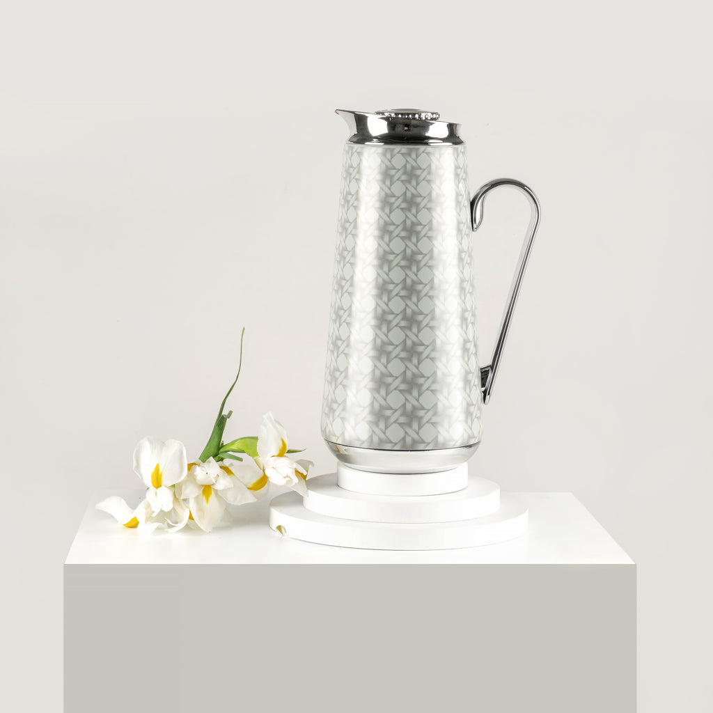 Rattan - Vacuum Flask - Grey