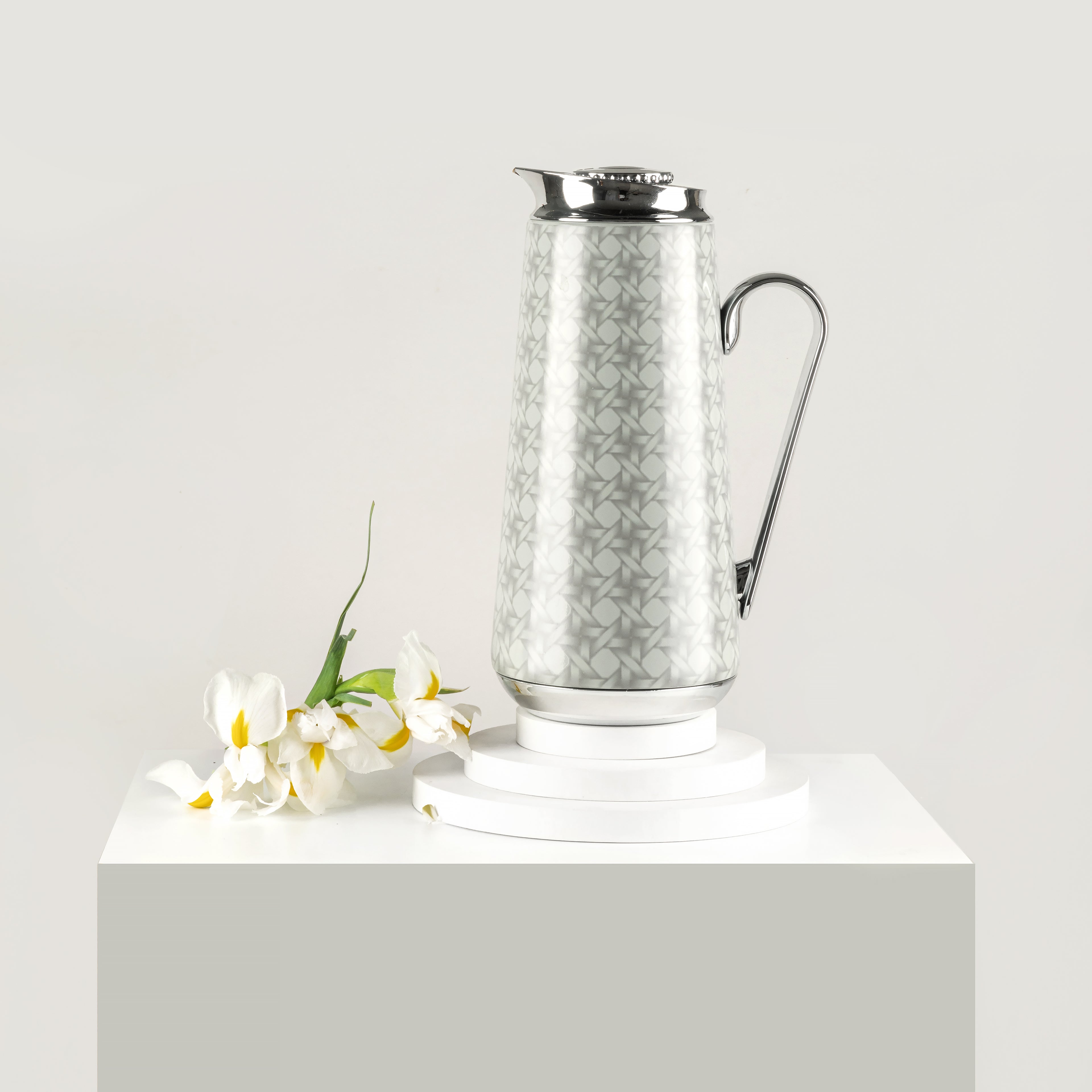 Rattan - Vacuum Flask - Grey