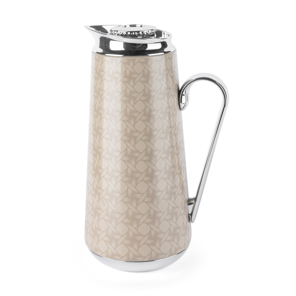Rattan - Vacuum Flask - Beige