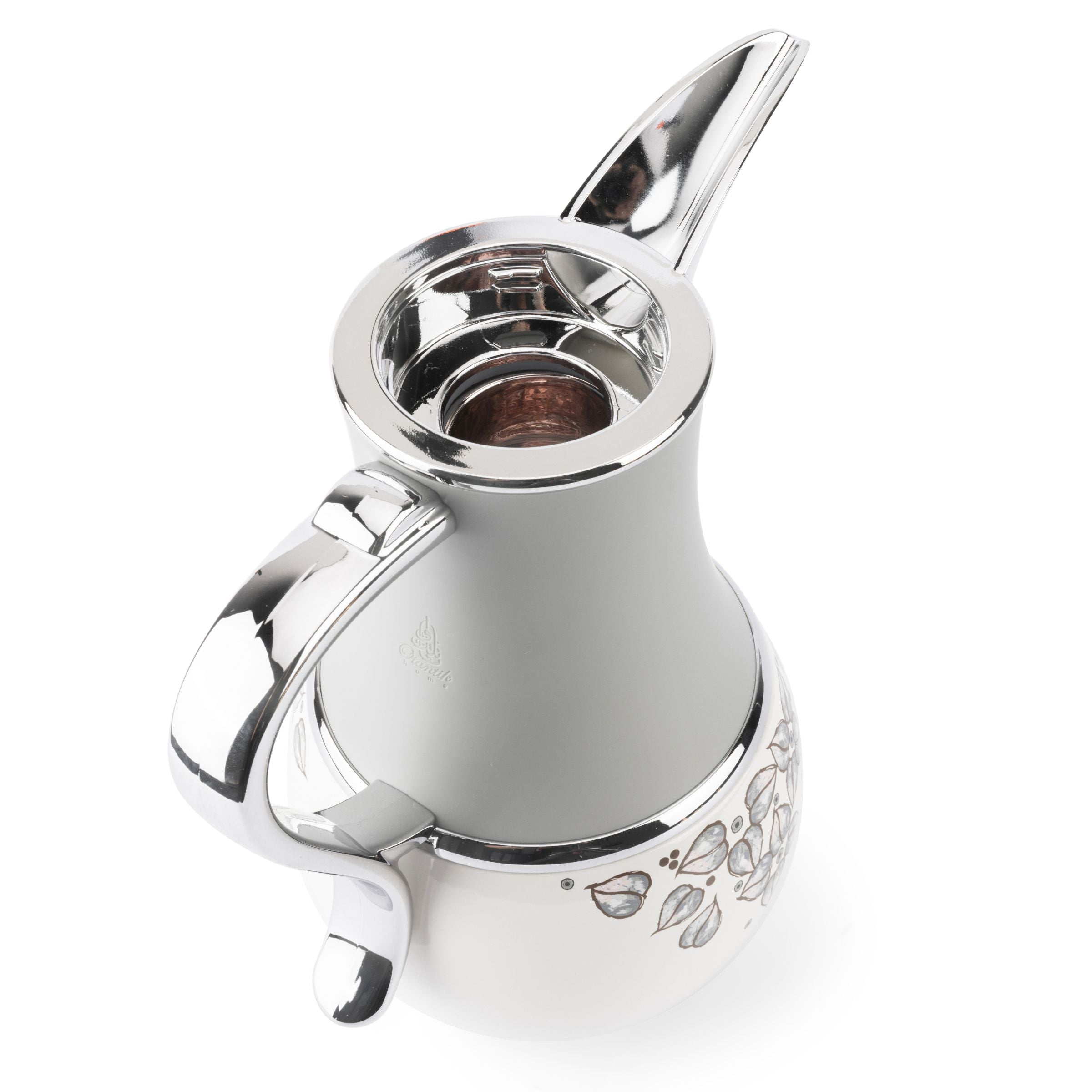 Stylish Lilac - Thermos/Vacuum Flask - Grey & Silver