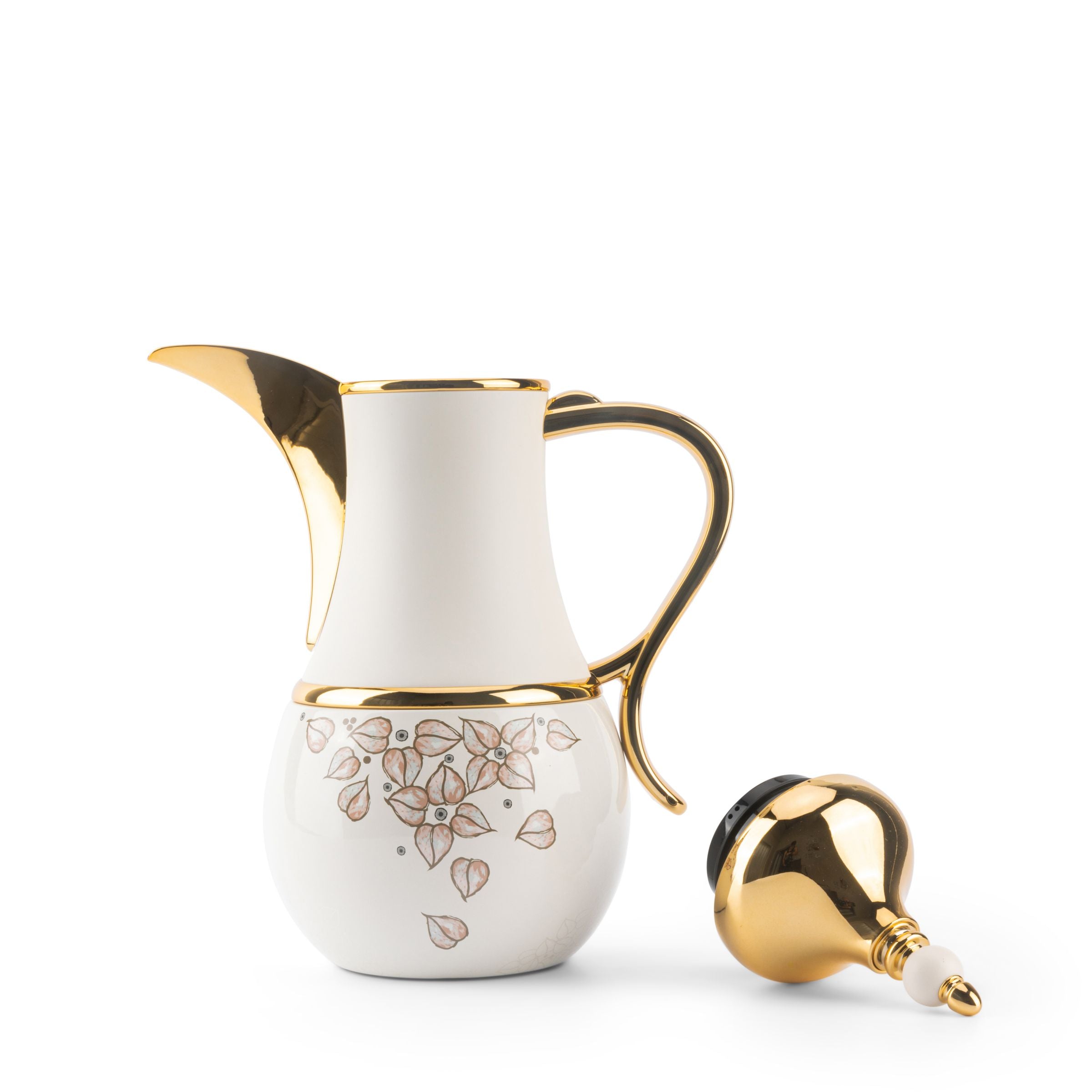 Lilac - Vacuum Flask - White