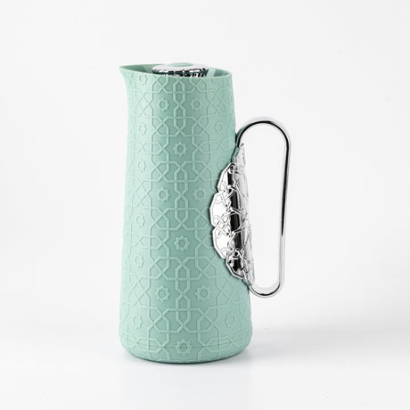 Rosette - Thermos/Vacuum Flask - Baby Blue & Silver