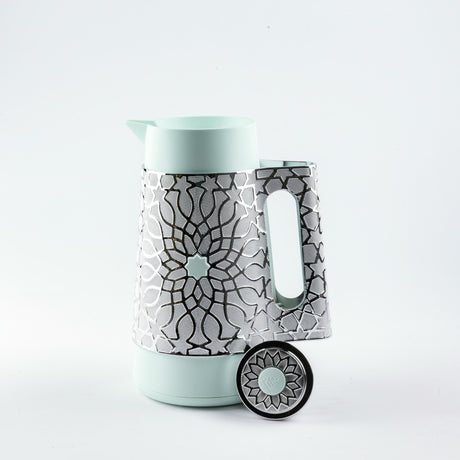 Asala - Vacuum Flask / Thermos - Teal & Silver