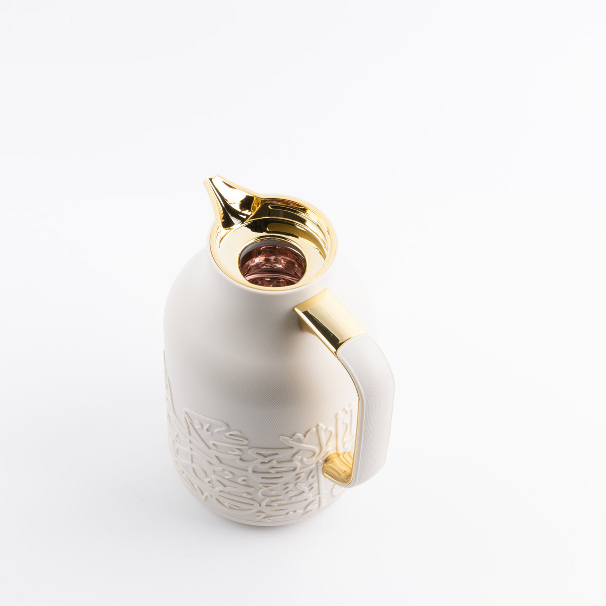 Jiwar - Vacuum Flask / Thermos - Beige & Gold