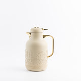 Jiwar - Vacuum Flask / Thermos - Ivory & Gold