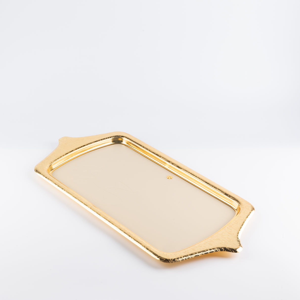 Jiwar - Serving Tray - Ivory & Gold