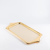 Jiwar - Serving Tray - Ivory & Gold