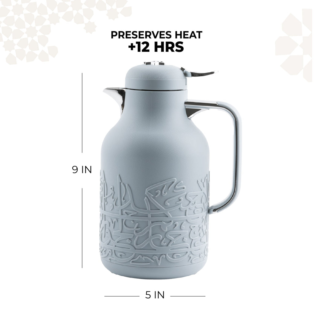 Jiwar - Vacuum Flask / Thermos - Haze Blue & Silver