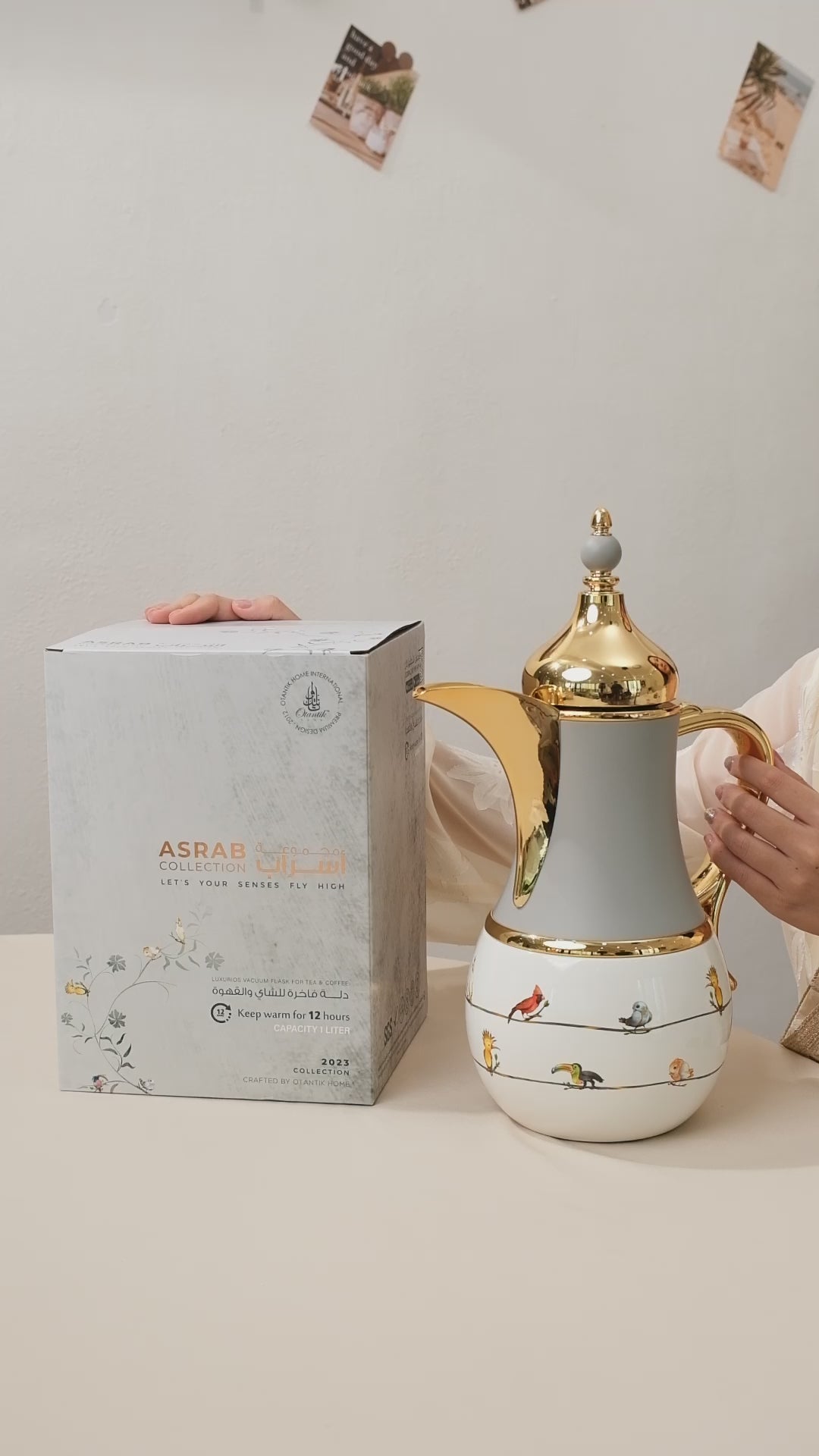 Asrab -Termo/frasco de vacío- Gris