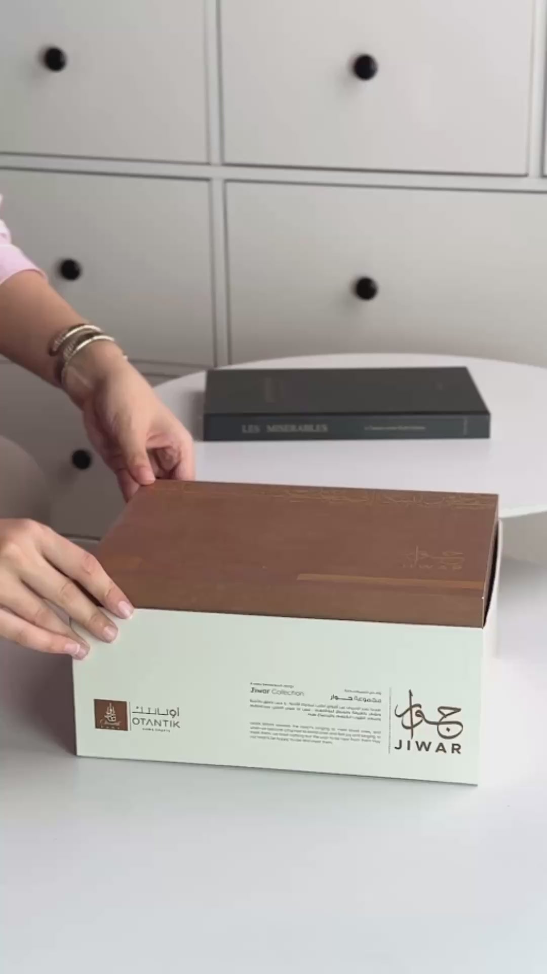 Jiwar - Esspresso/Turkish Coffee Set (12-Pc)- Haze Blue & Silver