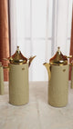 Jiwar - Vacuum Flask / Thermos (Set of 2)- Ivory & Gold