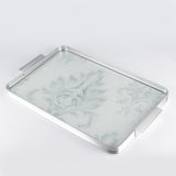 Classy Harir - Stainless Steel Tray - Grey & Silver