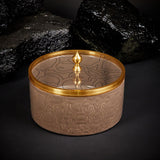 Luxury Majlis - Large Canister - Brown & Gold