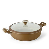 Otantik Non-Stick 12.5 Shallow Casserole with Lid