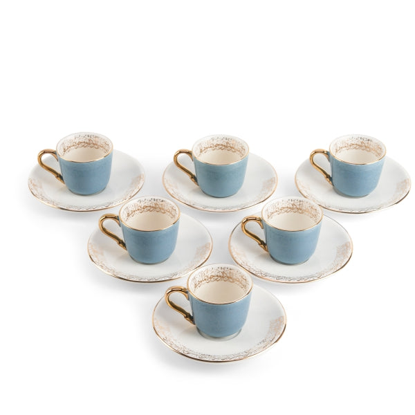 Elegant Joud- Esspresso/Turkish Coffee Cups -Blue