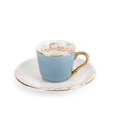 Elegante Joud- Tazas de café espresso/turco -Azul