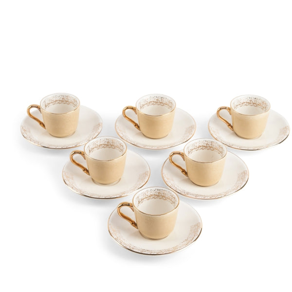 Elegant Joud- Esspresso/Turkish Coffee Cups -Beige