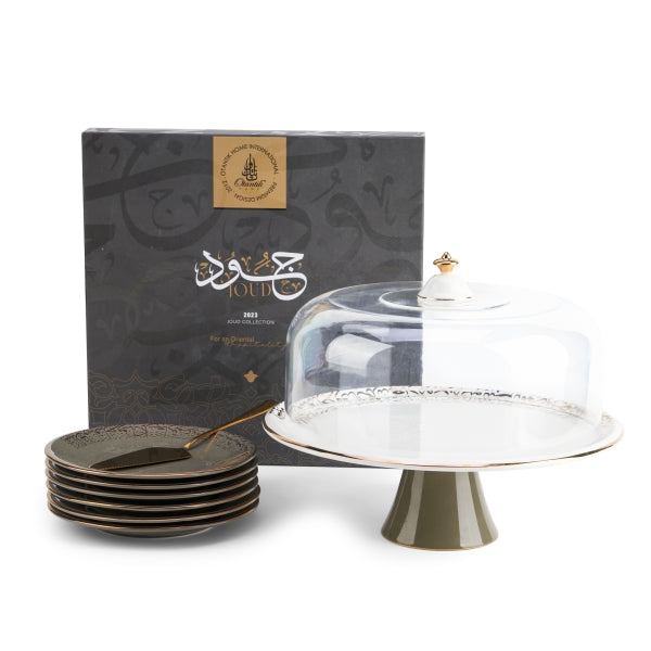 Elegant Joud- Cake Set (Set of 9) -Grey