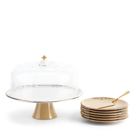 Elegant Joud- Cake Set (Set of 9) -Beige