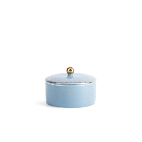 Elegant Joud- Decorative Small Canister/Server -Blue