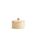 Elegant Joud- Decorative Small Canister/Server -Beige