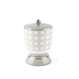 Rattan- Incense Burner- Grey & Silver