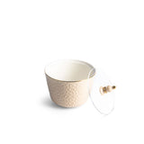 Crown - Small Date Bowl - Ivory & Gold